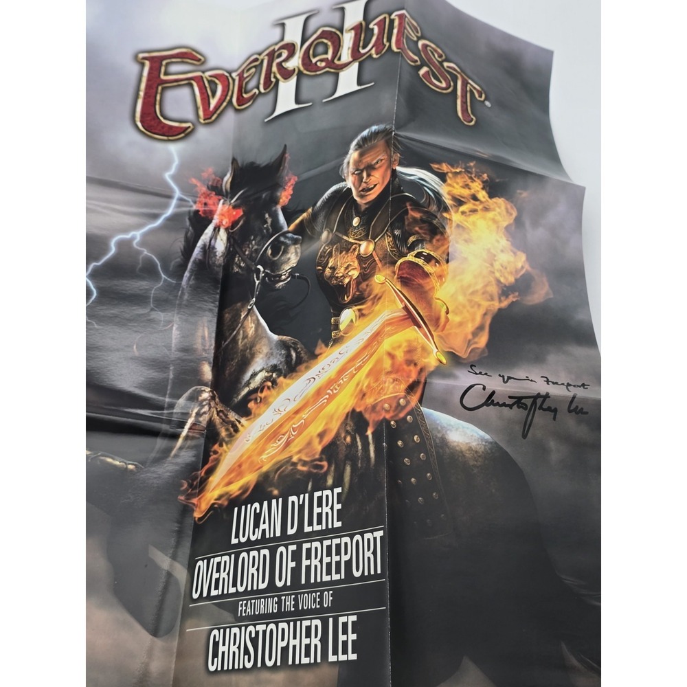 EverQuest 2 II Collectors Ed PC Game Tin w/ Cloth Maps Books, Disk, Poster, Coin - Picture 12 of 13